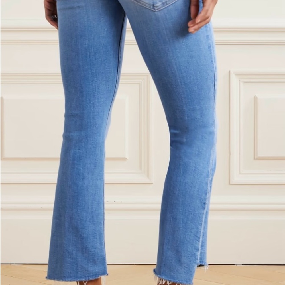 MOTHER Blue Straight Leg Jeans Modern Fit - Picture 3 of 7